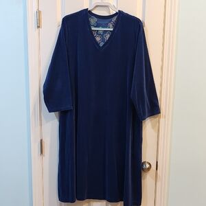 Gudrun Sjoden Deep Blue Long Sleeve Dress